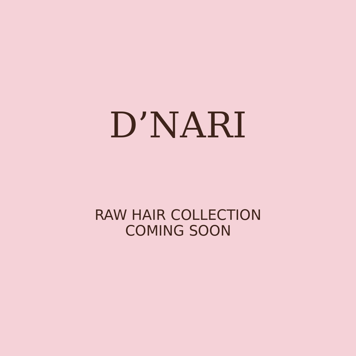 Raw Hair Collection